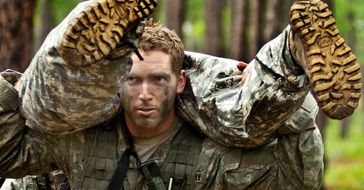 This is the bond between soldiers in combat summed up in one video clip