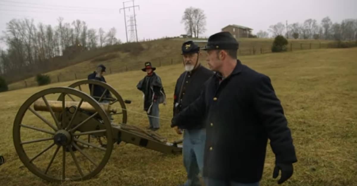 Here is how a Civil War cannon tore infantry apart