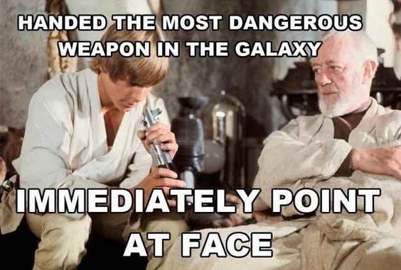 dangerous weapon star wars memes