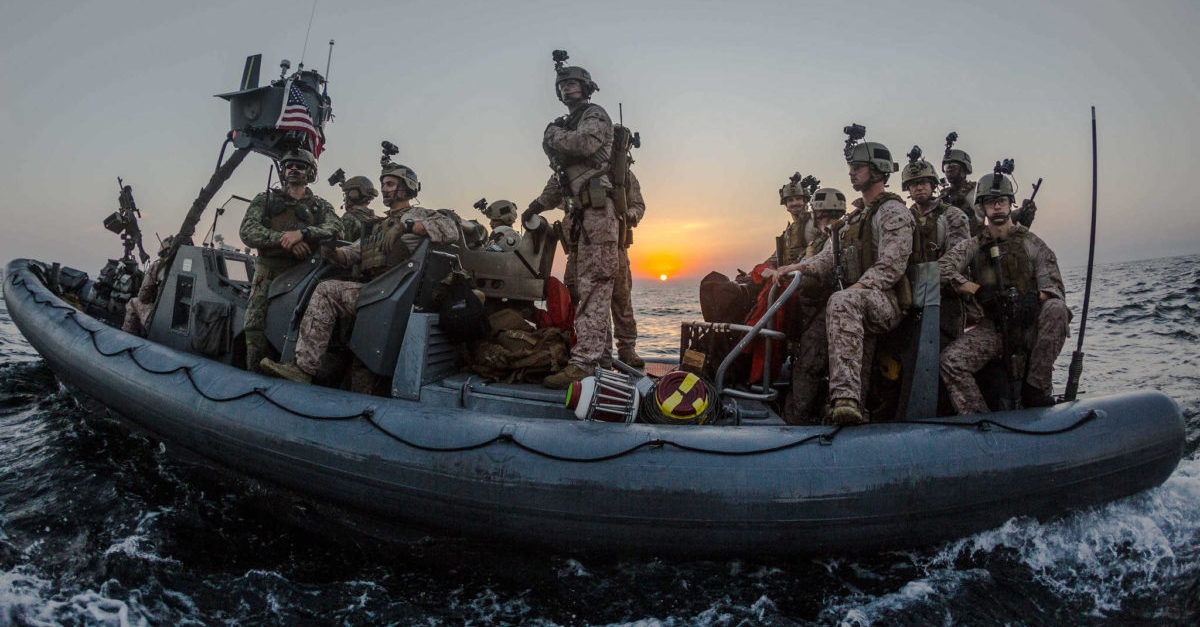 How the Marines and the Navy work together on the high seas