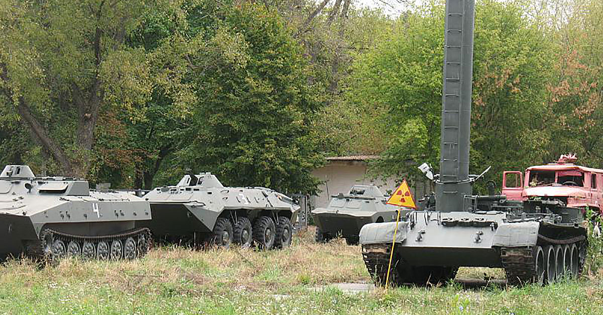 Pripyat is one of the creepiest military hardware graveyards in the world
