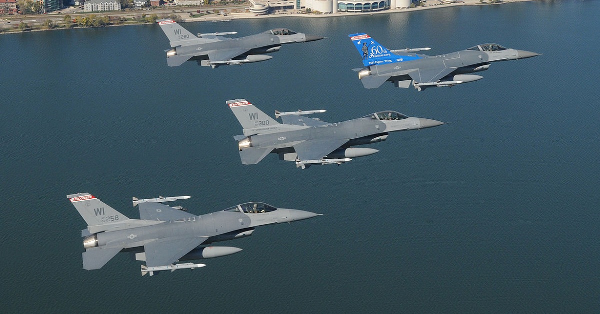 The Air Force hired privately-owned F-16s to train its 5th-generation pilots