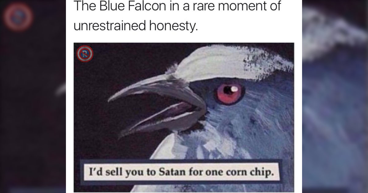 The complete guide to not being a Blue Falcon