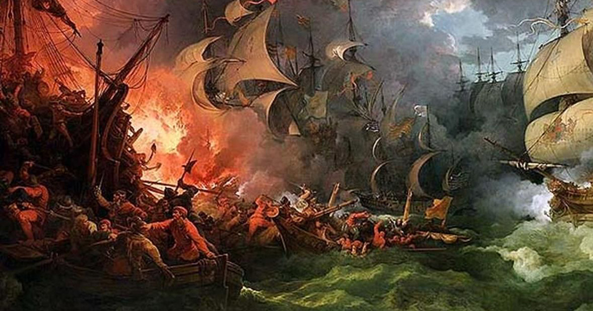 One English ship took on a fleet of 53 Spanish ships and almost won