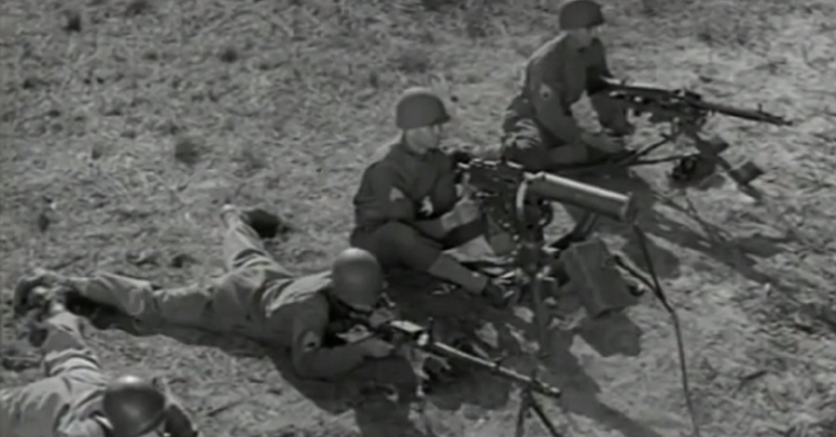 The German MG42 was a unyielding weapon of death in World War II