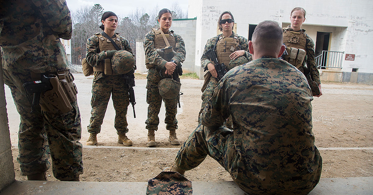 The Marine Corps could soon have its first female infantry officer