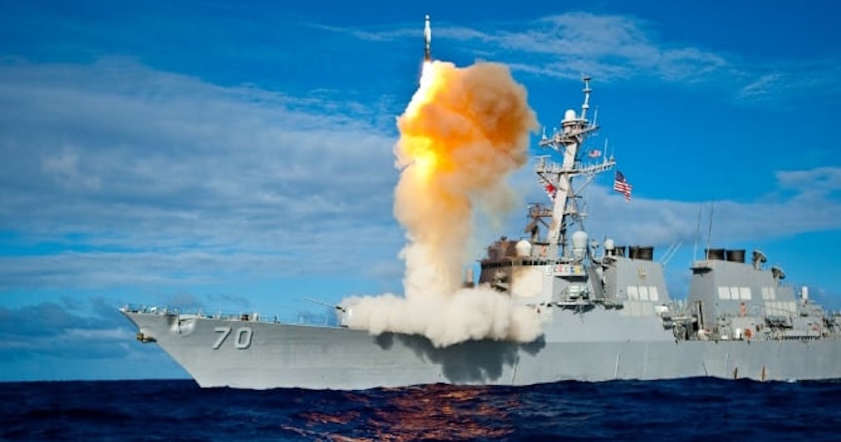 That time an American cruise missile hit the wrong continent