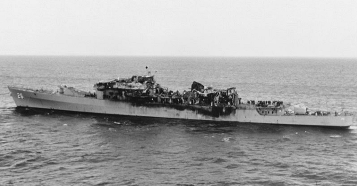 This was the only American carrier sunk in the Atlantic during WWII