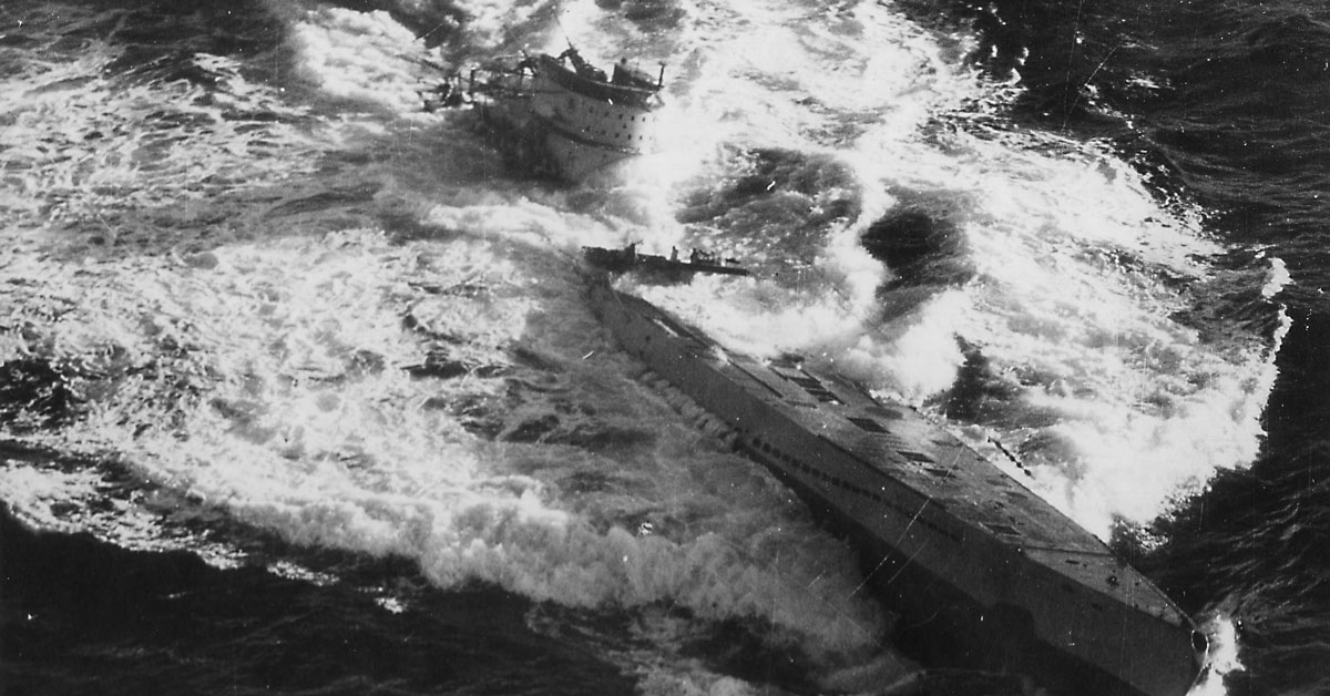 This was the only underwater submarine vs. submarine kill in history