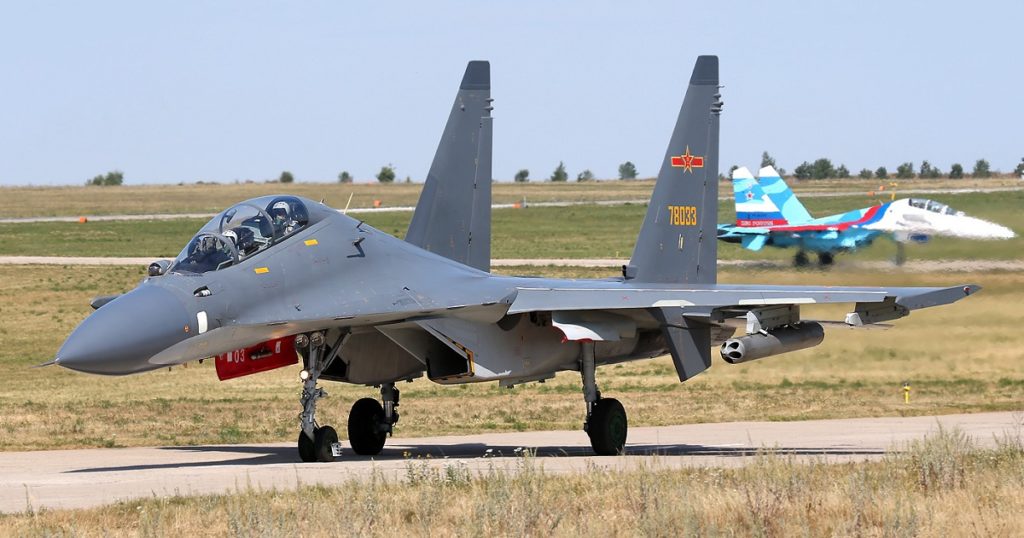 PLAAF Su-30. (Photo from Wikimedia Commons)
