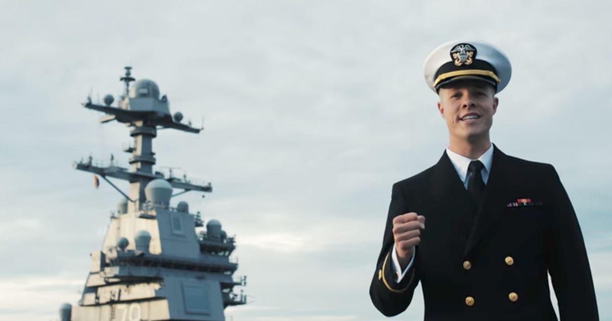 This sailor has made some of the best Navy spirit spots for the Army-Navy Game