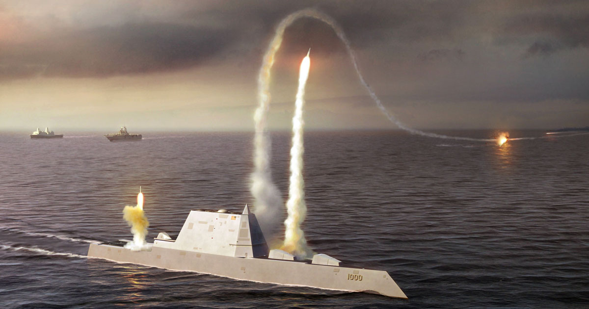 5 warheads the USS Zumwalt could shoot besides Nerf darts