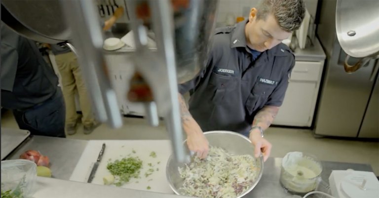 This Marine veteran uses this special ingredient to boost his men’s morale