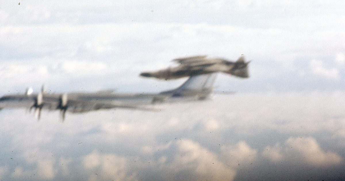 That time the Air Force went inverted over a Russian bomber