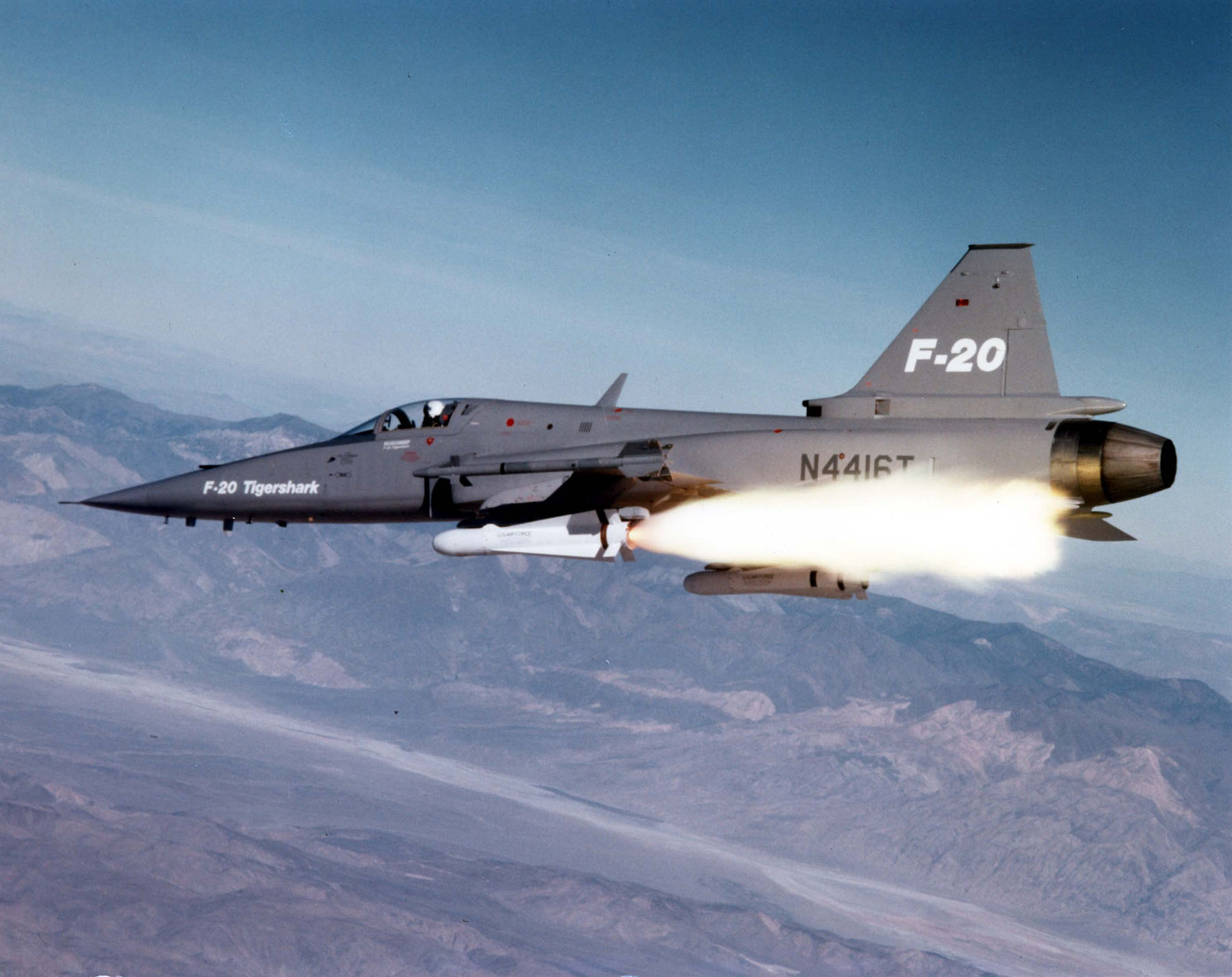 F-20 over F-16