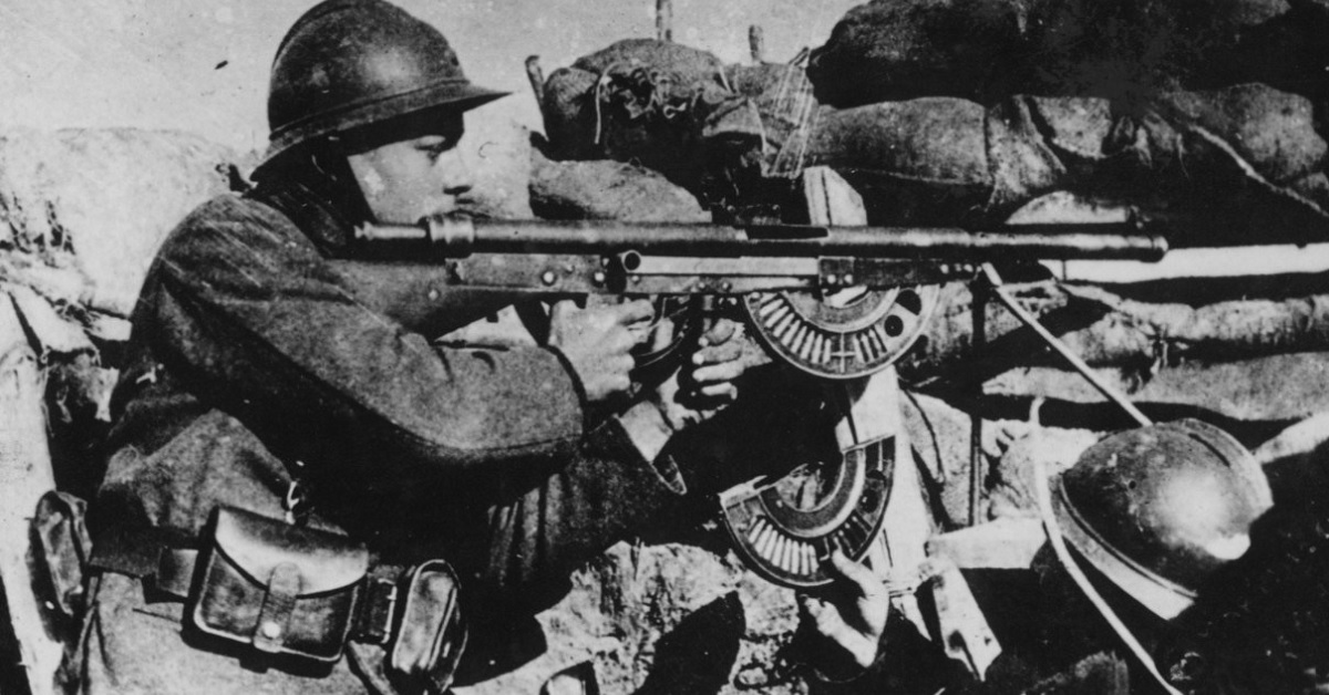 This training film showed how American machine guns outshot German machine guns