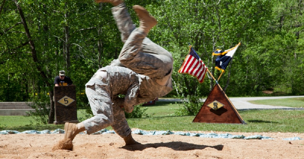 This full-contact Army combat tournament ends with a cage fight
