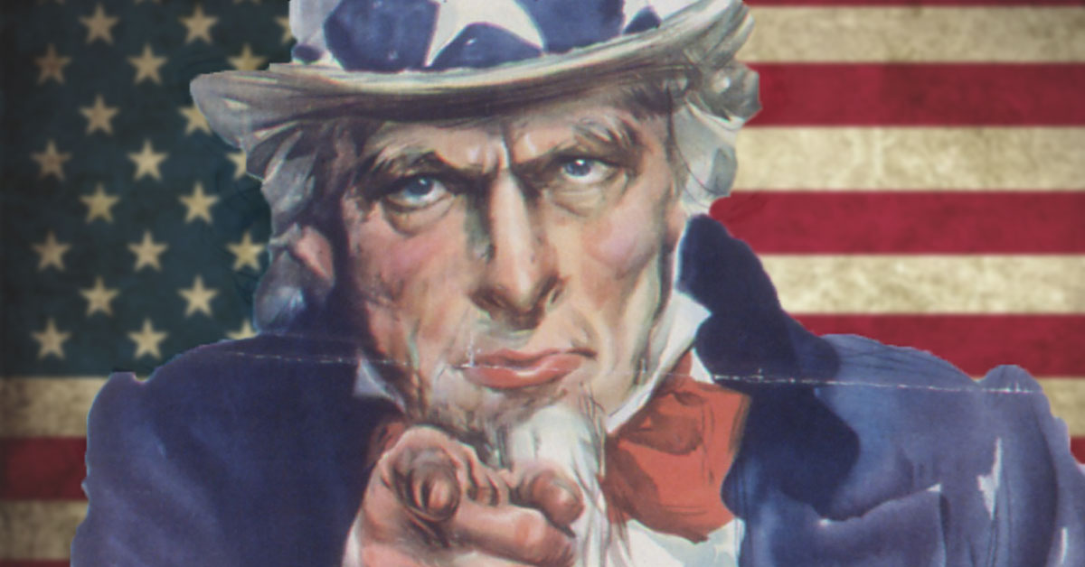 Uncle Sam is a real guy and his poster is a self-portrait