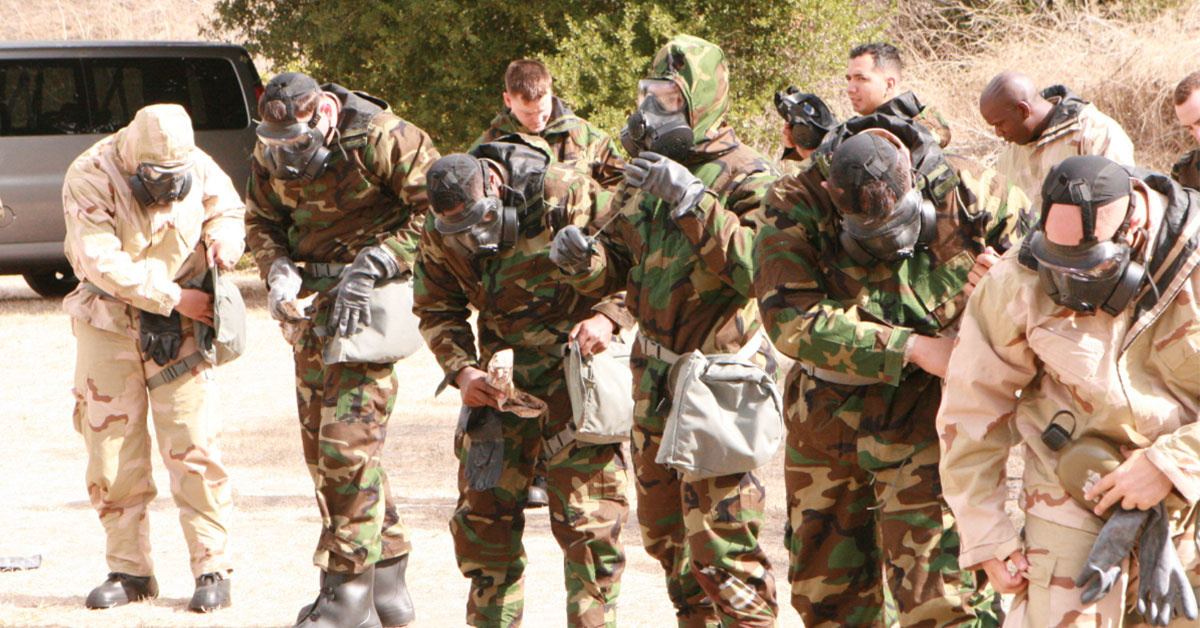 The 5 MOPP levels that could save you from a chemical attack