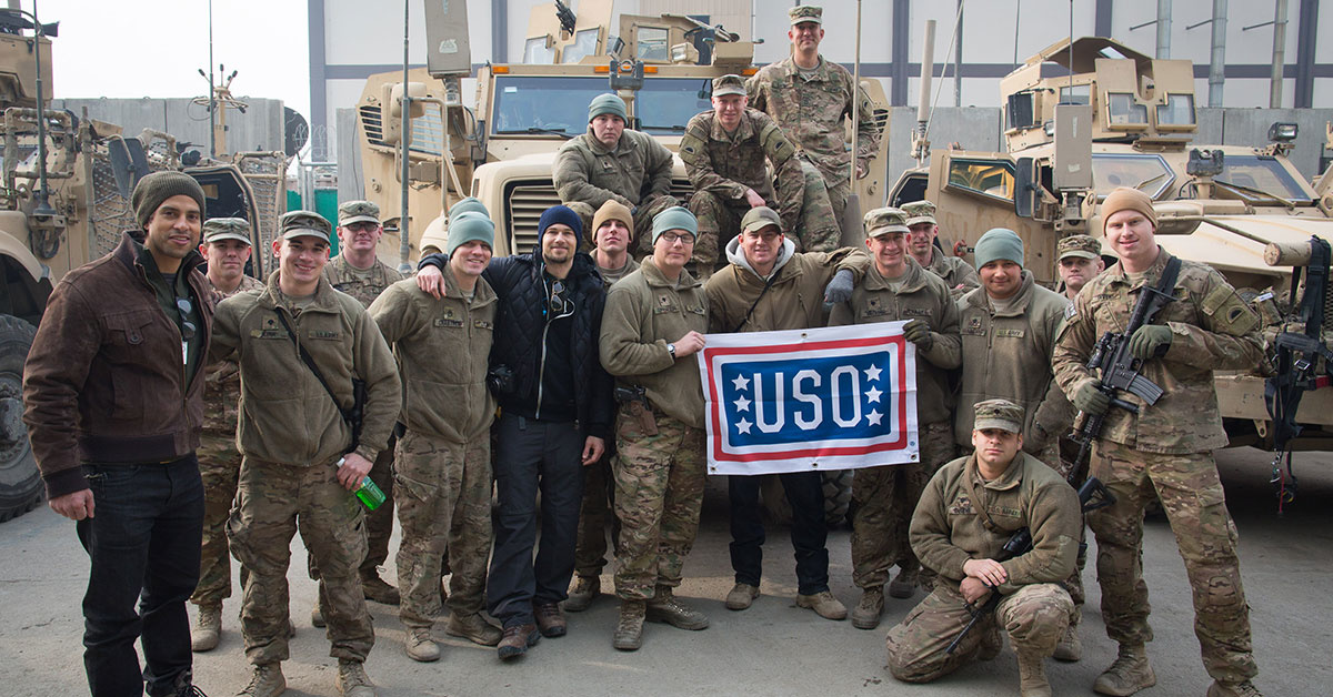 These comedians entertain troops worldwide with the ‘Apocalaughs’ tour