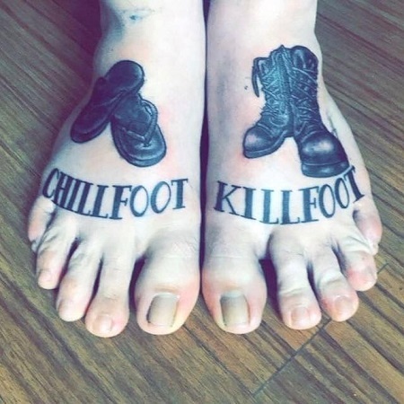 chillfoot killfoot tattoo