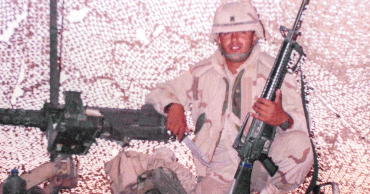 This soldier saved his entire crew after taking an RPG to the head