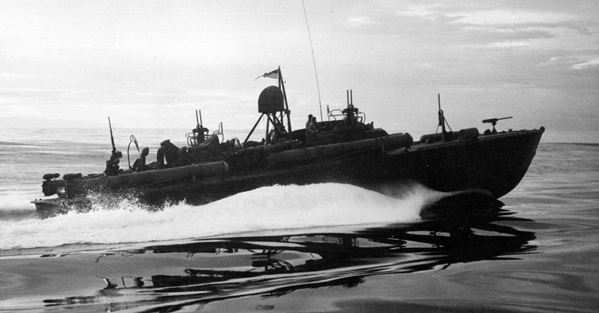 Watch the actual WWII sea rescue footage of George Bush