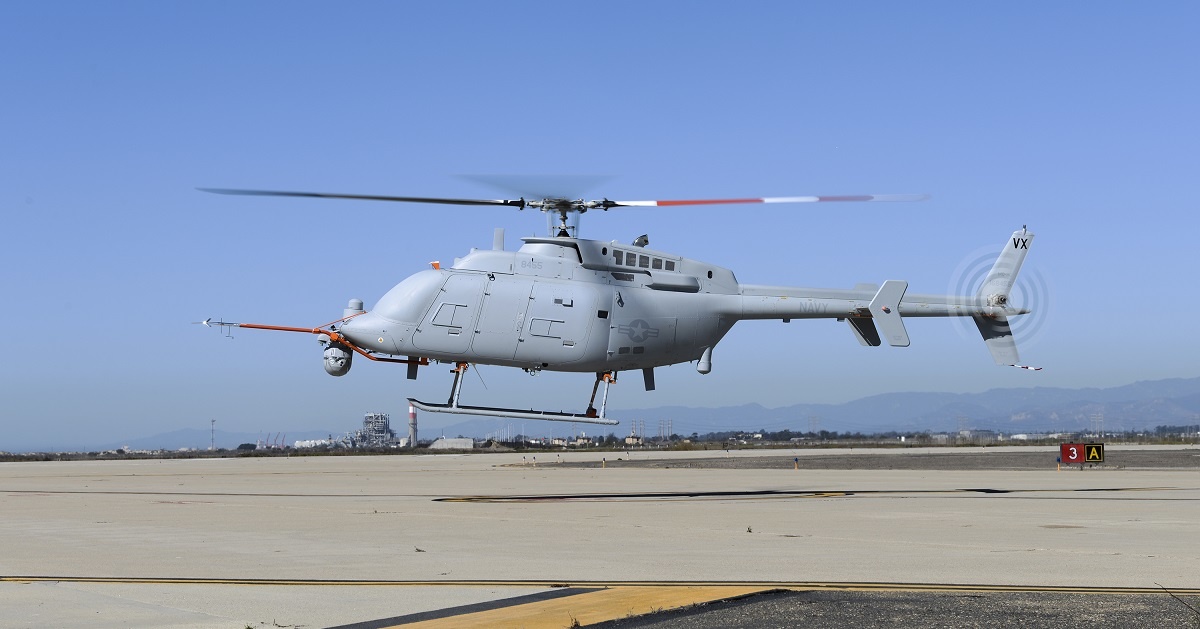 The Navy just finished testing a robot helicopter