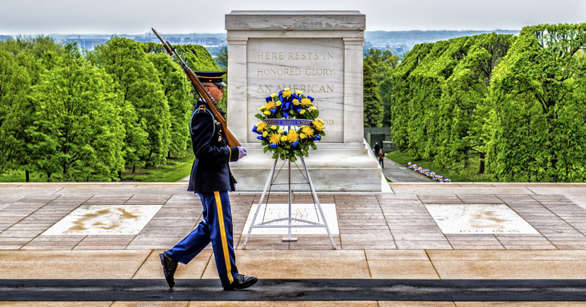 When the Unknown Soldier laid in state at the Capitol
