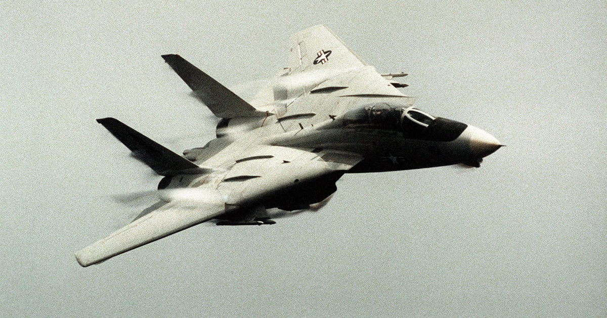 A Navy F-14 Tomcat once shot down an Air Force RF-4C Phantom
