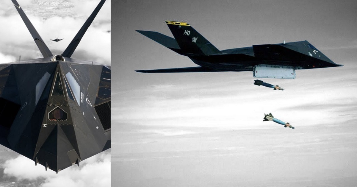 Watch this bomber’s rare low-level flyover of powerful Navy carriers