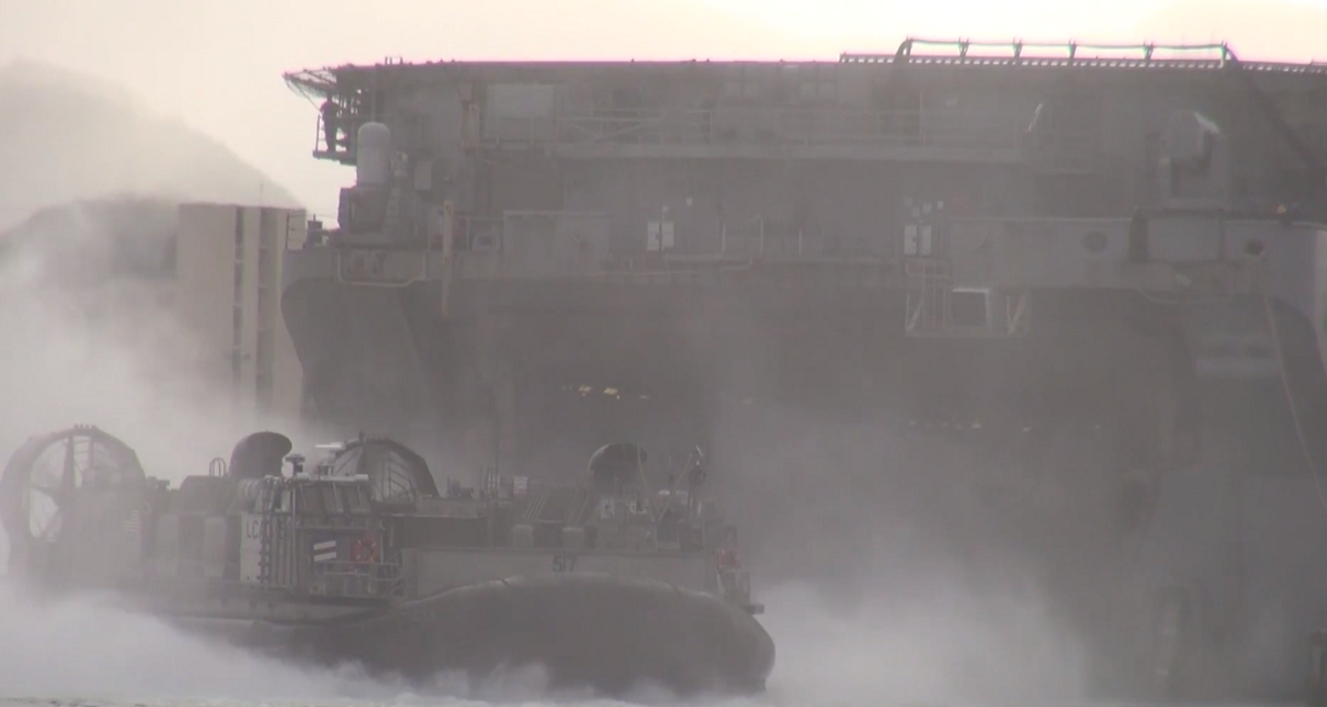 This patrol boat doubles as a landing craft