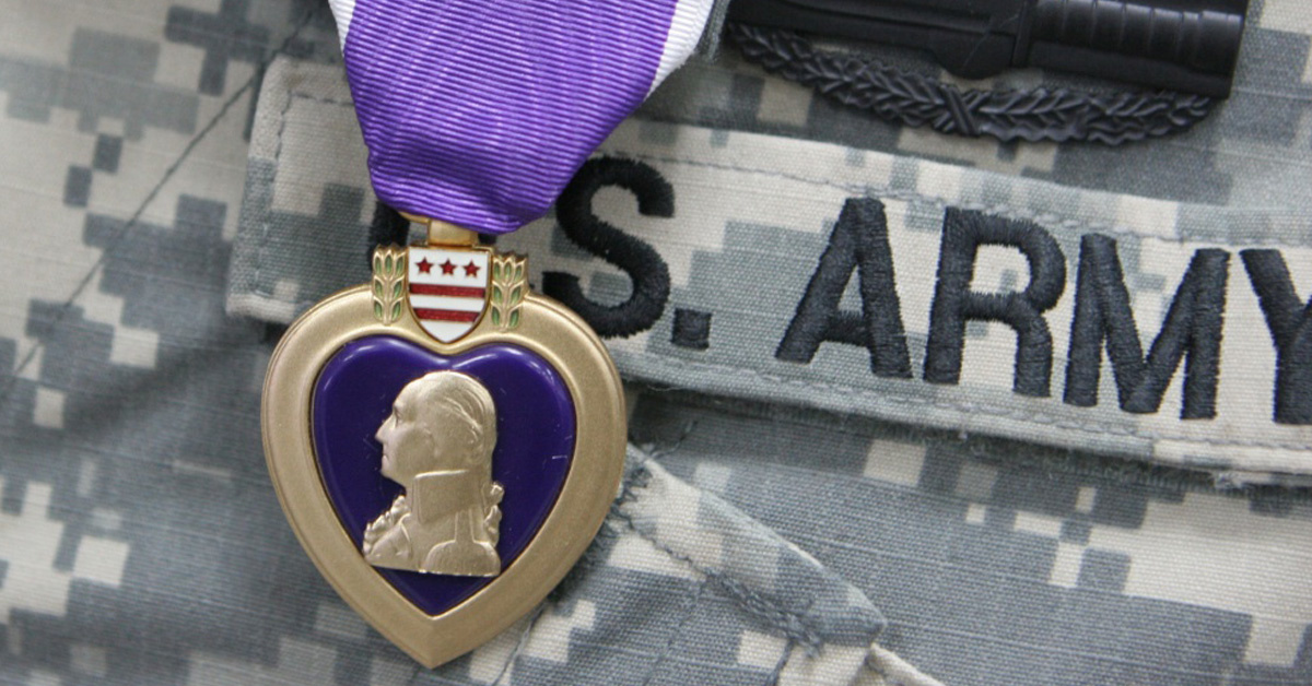 8 men who earned the most Purple Hearts