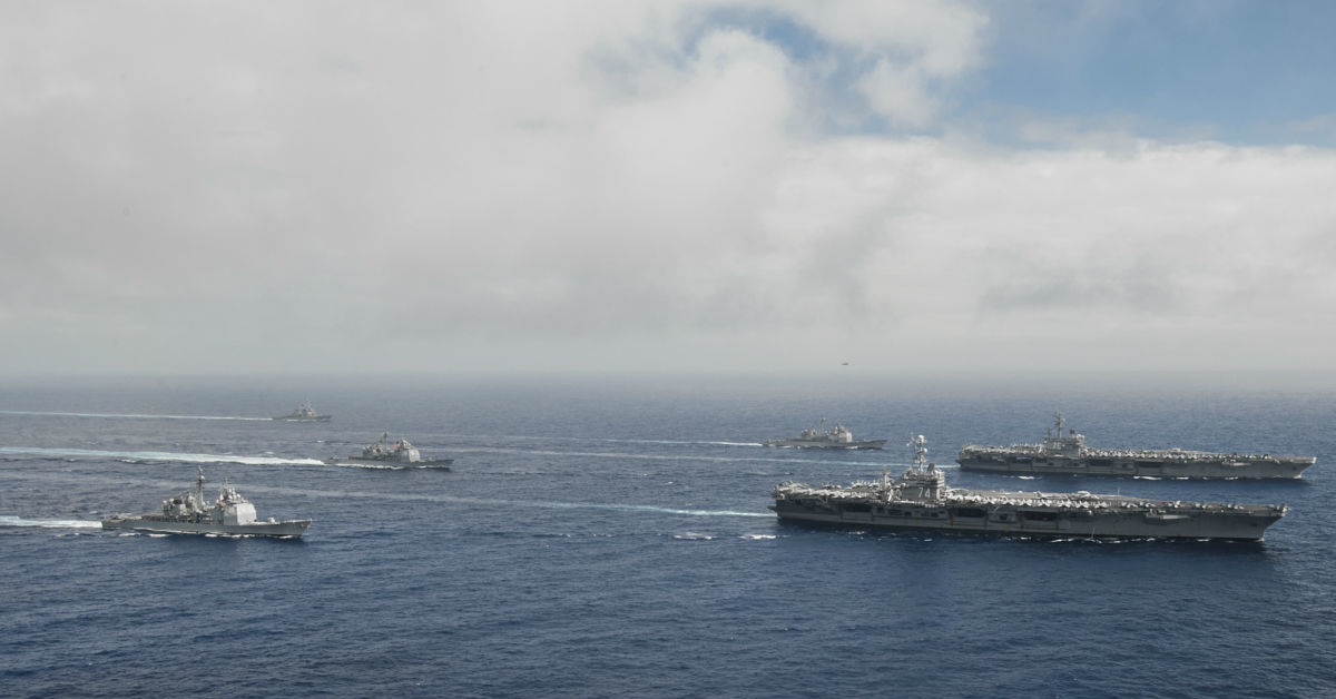 US aircraft carriers are almost unsinkable giants of the ocean