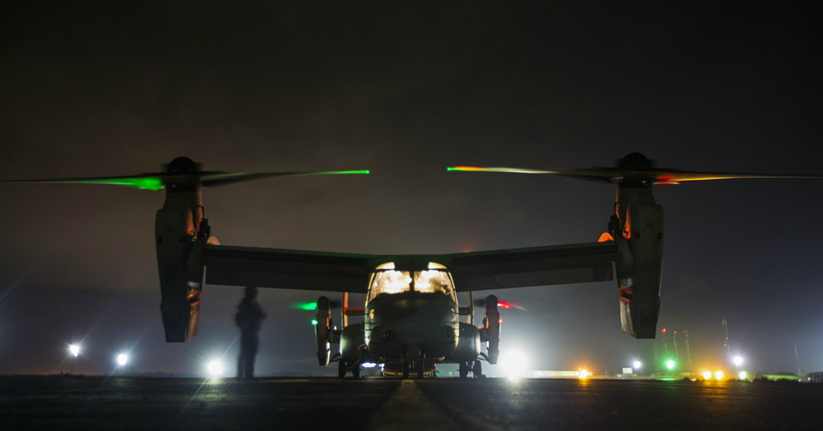 The C-2 Greyhound is subbing in for the grounded CMV-22 Osprey