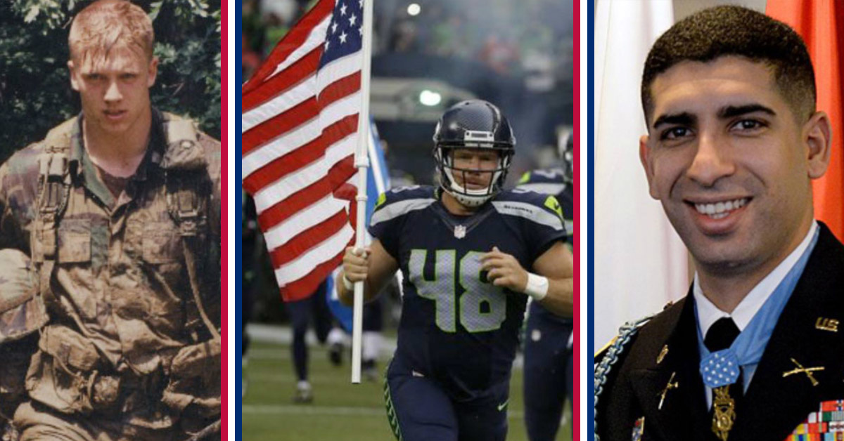 From the football field to the battlefield: 7 vets with NFL ties