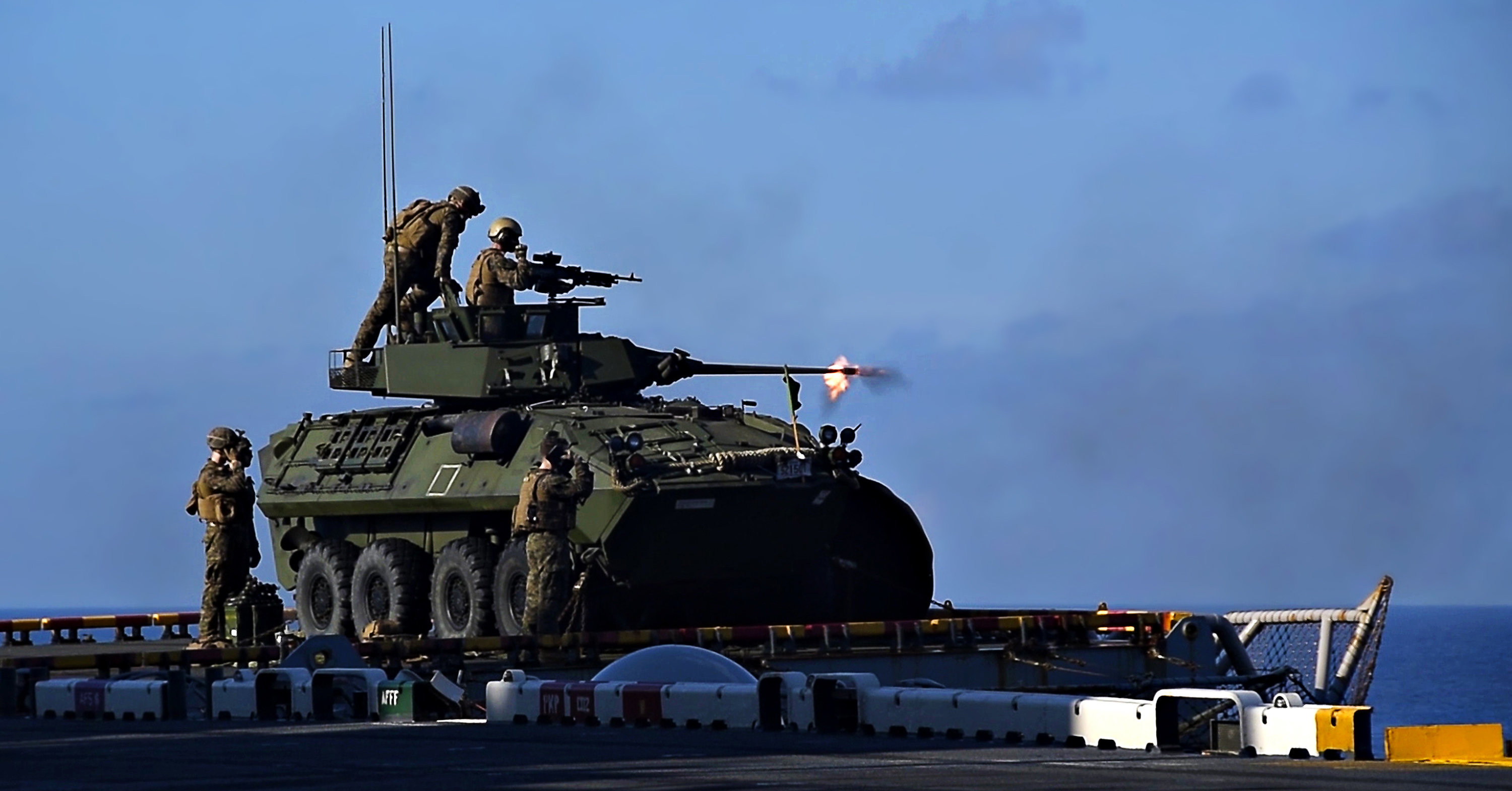 This infantry fighting vehicle has the firepower of a tank