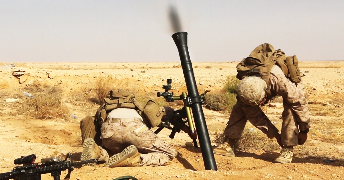 This is what it’s like to fire an 81mm mortar