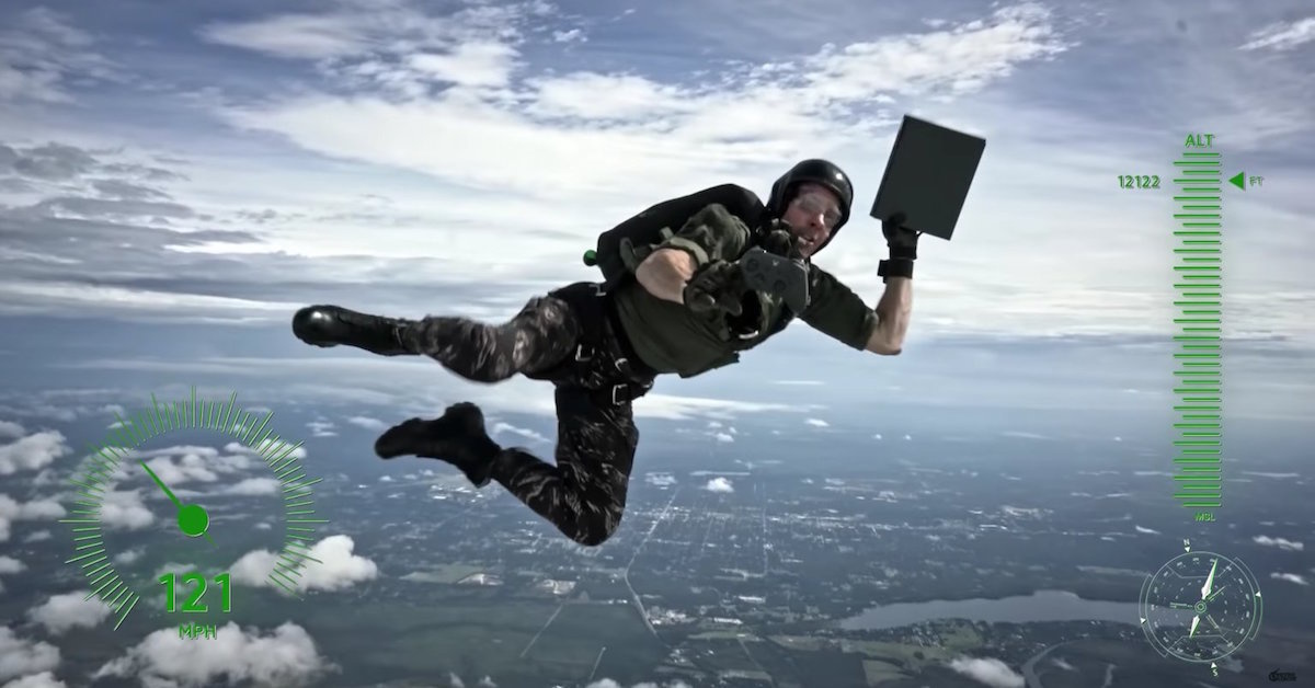 A Navy veteran just got a special Xbox delivered via skydiver