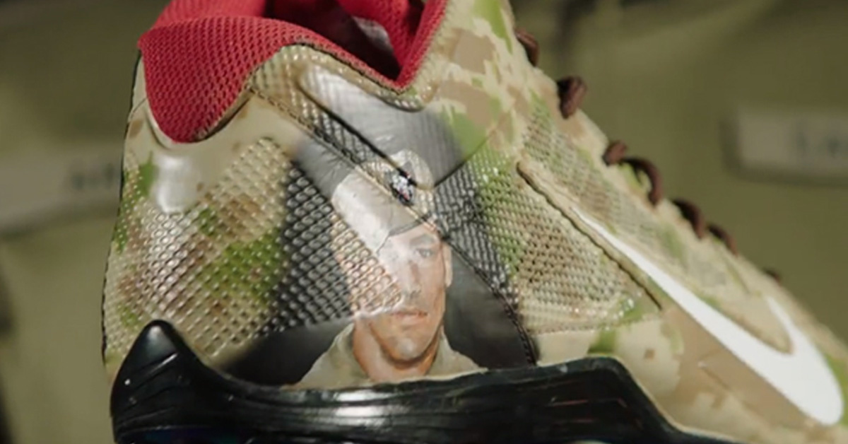 One of the NFL’s finest is supporting wounded warriors with custom cleats