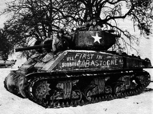 A tank at bastogne