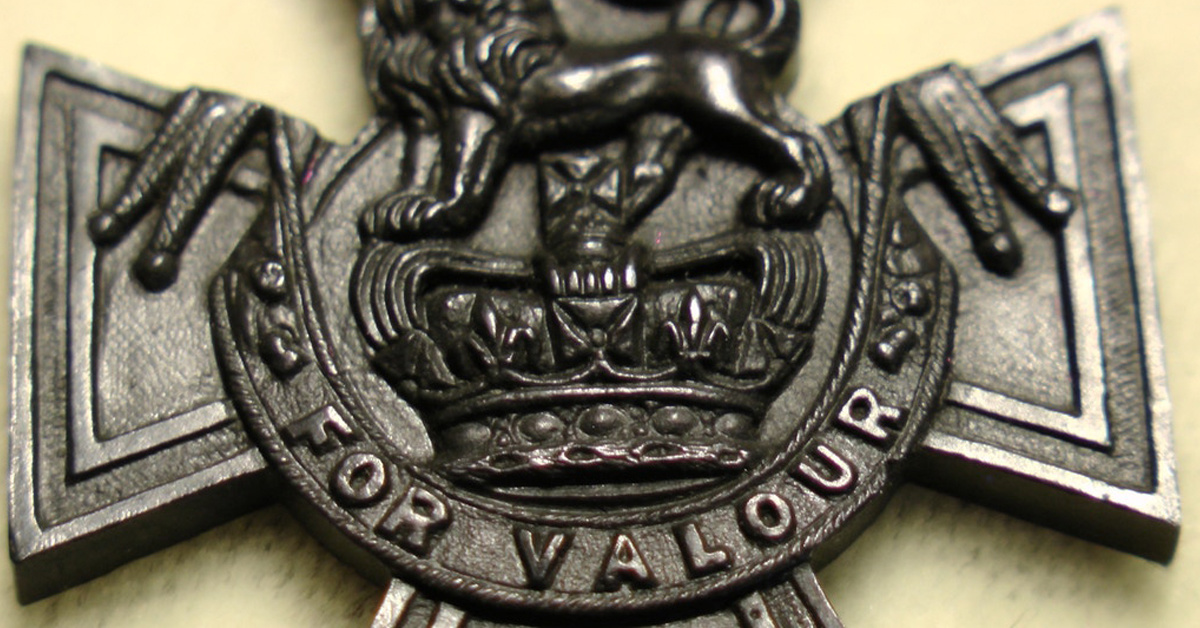 The UK’s highest military award is cast from the guns of a fallen enemy