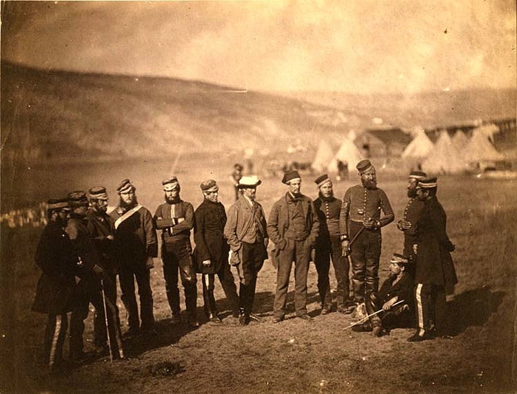 Major Adolphus Burton officers of the 5th Dragoon Guards in the Crimean War, from which Britain's military award was inspired.