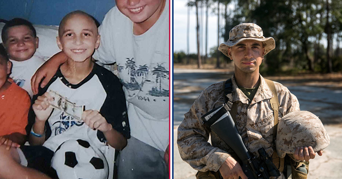 This terminally ill high schooler was designated an Honorary Marine