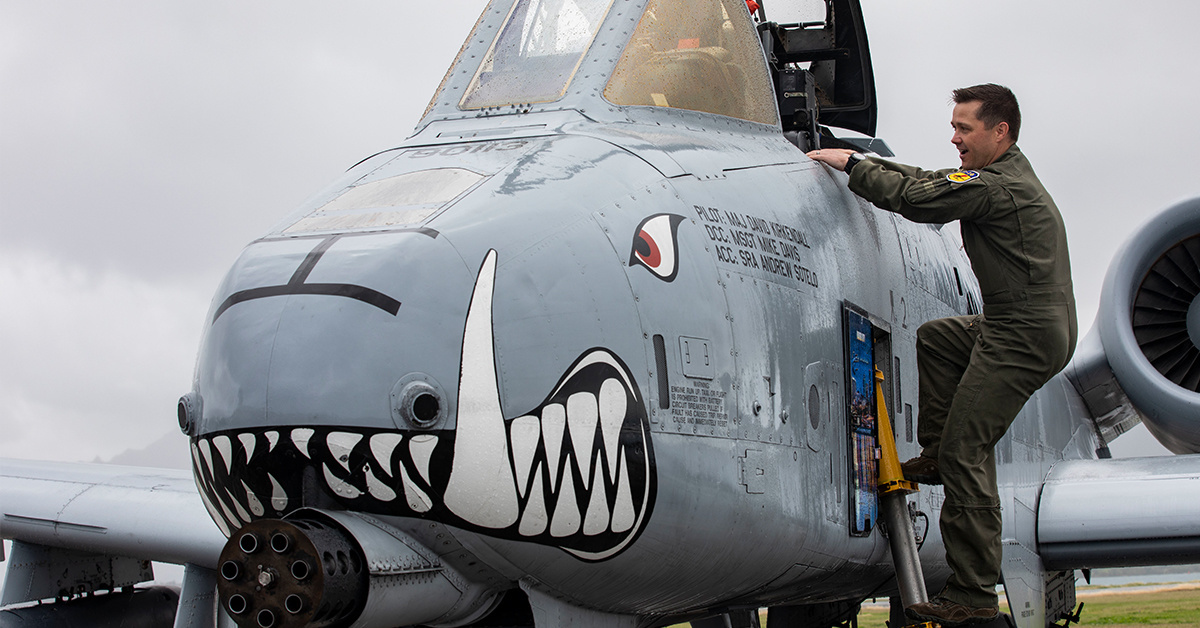 Watch one of the baddest A-10 pilots ever land after being hit by a missile