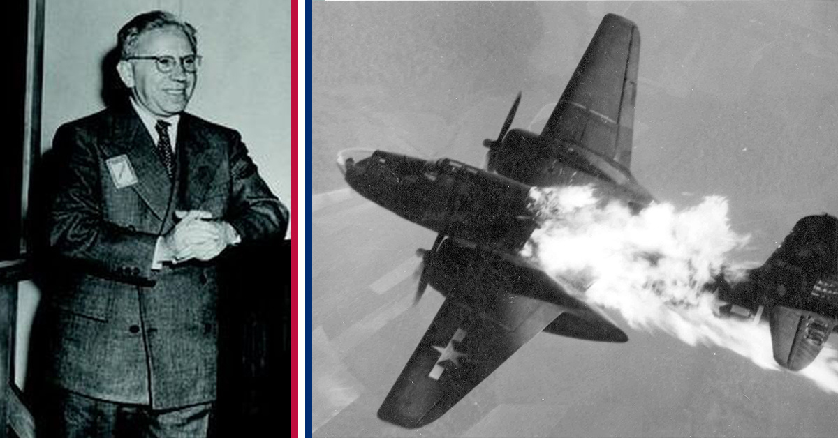 That time a WWII bomber pilot climbed onto the wing mid-flight to save his crew