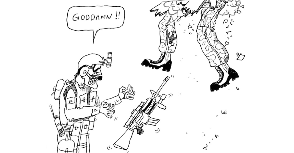 This is what happens when your Delta Force squadmate is also a cartoonist