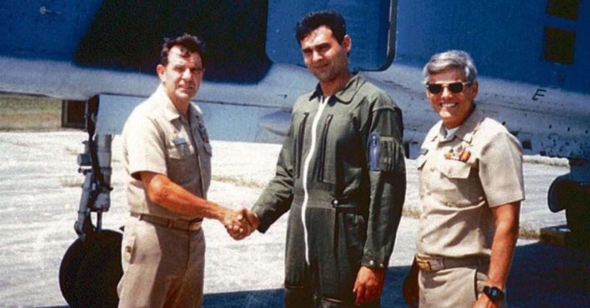 This famous pilot flew 50 combat missions as a civilian