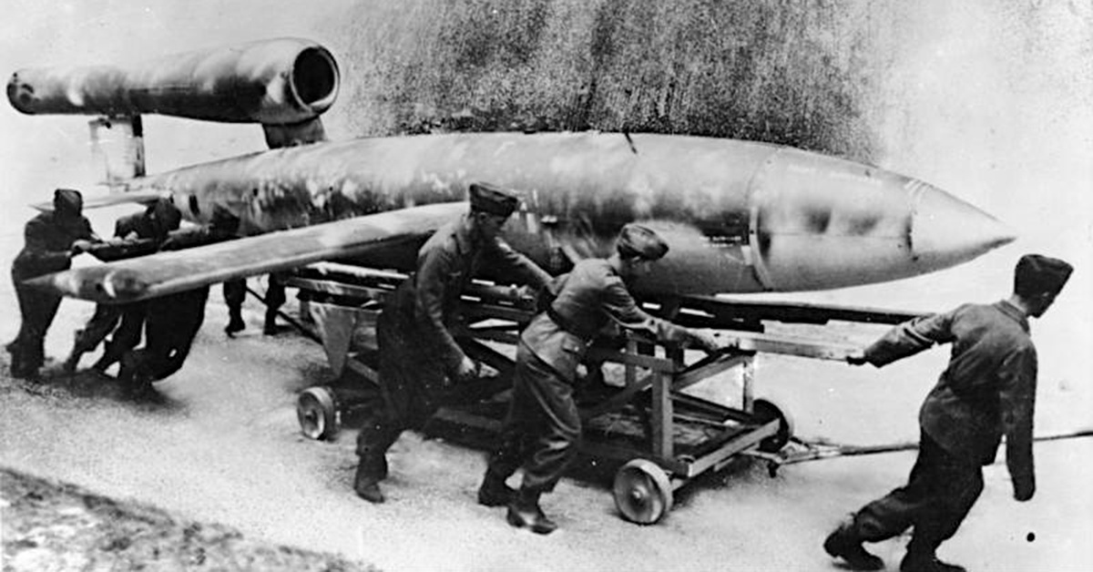 That time a British pilot deflected a flying bomb with his wing
