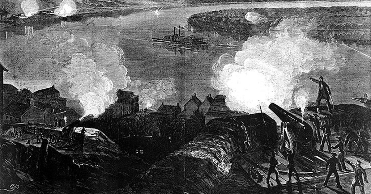 The first clash of iron fleets was in 1866, and it was weird